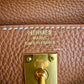 HERMES Kelly 25 Gold Togo Retourne Gold Hardware D Stamp
