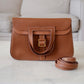 HERMES Halzan 31 Gold Clemence Gold Hardware D Stamp