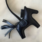 HERMES Rodeo PM Alligator Touch So Black  Bag Charm