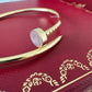 CARTIER 18KT Yellow Gold Small JUC Juste Un Clou Bracelet Size 15