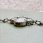 Van Cleef Arpels VCA 5 Motifs Bracelet White Mother of Pearl 18KT White Gold Vintage Alhambra