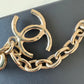CHANEL 17C Logo CC Necklace Light Gold Hardware