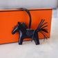 HERMES Rodeo PM Alligator Touch So Black  Bag Charm