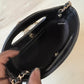 CHANEL Black Calfskin Mini 31 Shopping Bag Light Gold Hardware