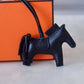 HERMES Rodeo PM So Black Bag Charm