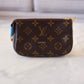 LOUIS VUITTON LV Holiday Limited Edition Vivienne Tokyo Japan Animation 2022 Mini Pochette Monogram Gold Hardware