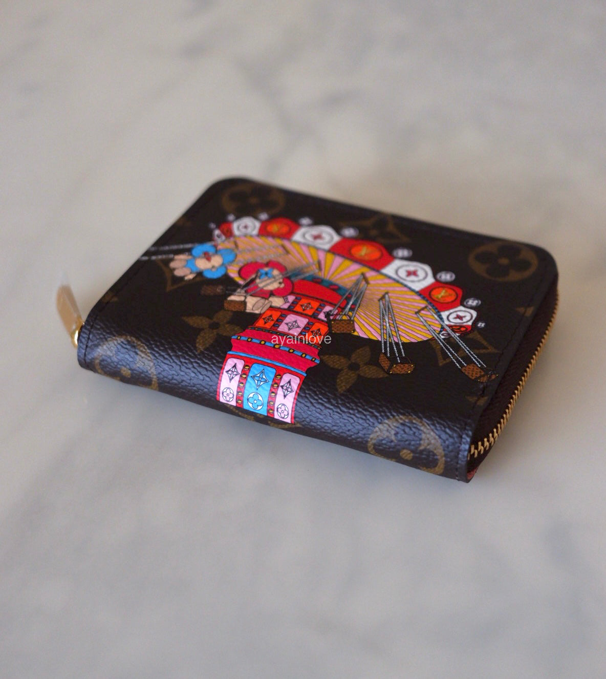 LV LOUIS VUITTON Animation Holiday 2020 Japan Exclusive Limited Vivienne Zippy Coin Purse Wallet