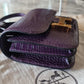 HERMES Constance Mini 18 Amethyst Matte Alligator Gold Hardware Y Stamp