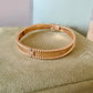 Van Cleef Arpels VCA Signature Perlee 18KT Rose Gold Bracelet Size Large