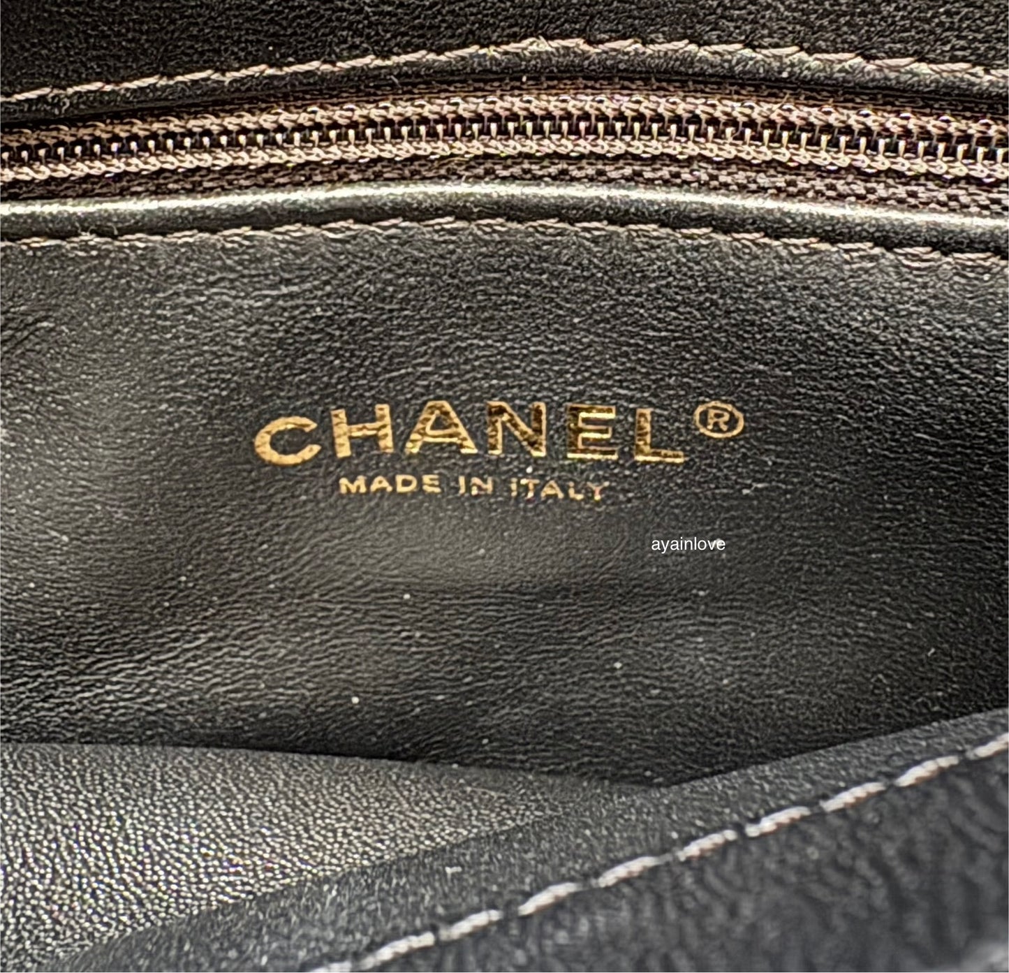 CHANEL Black Small Trendy Flap Bag Microchipped Light Gold Hardware