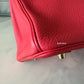 HERMES Birkin 35 Togo Rouge Pivoine Gold Hardware R Stamp
