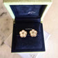 Van Cleef Arpels VCA Lucky Spring Plum Blossom Mother of Pearl 18KT Rose Gold Earrings