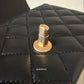 CHANEL Black Lambskin Top Handle Rectangular Mini Gold Hardware