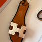 HERMES Oran Sandal Beige Brown Bag Charm