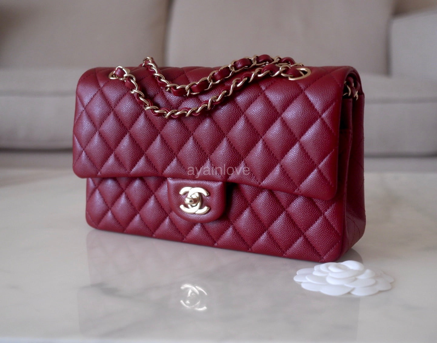 Chanel Quilted Mini Rectangular Flap Pearly Pink Caviar Gold Hardware –  Coco Approved Studio