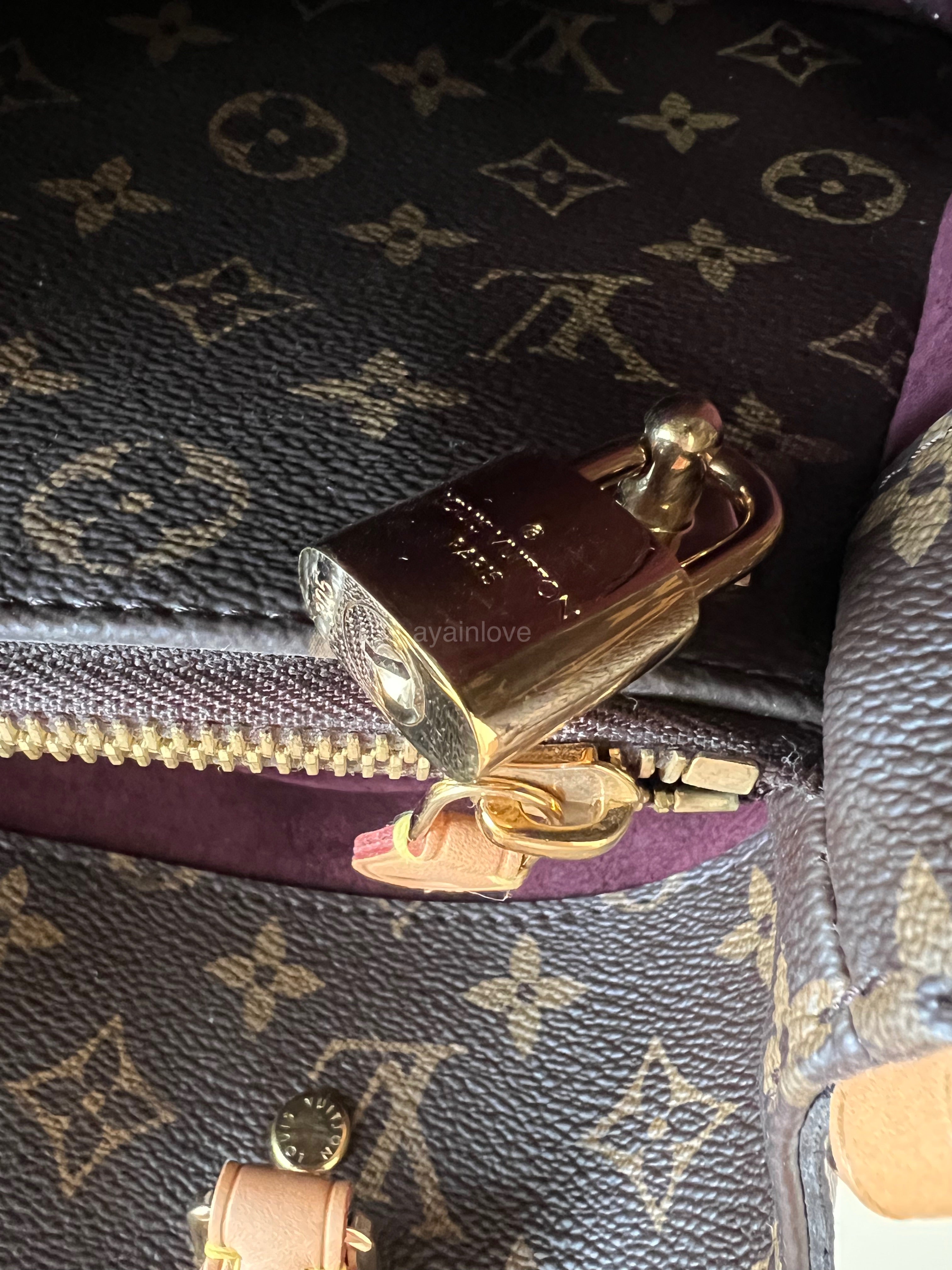 LOUIS VUITTON Louis Vuitton Chenne Dauphine Keychain M69553 Monogram Reverse  Canvas Brown Gold Hardware Key Ring Bag Charm