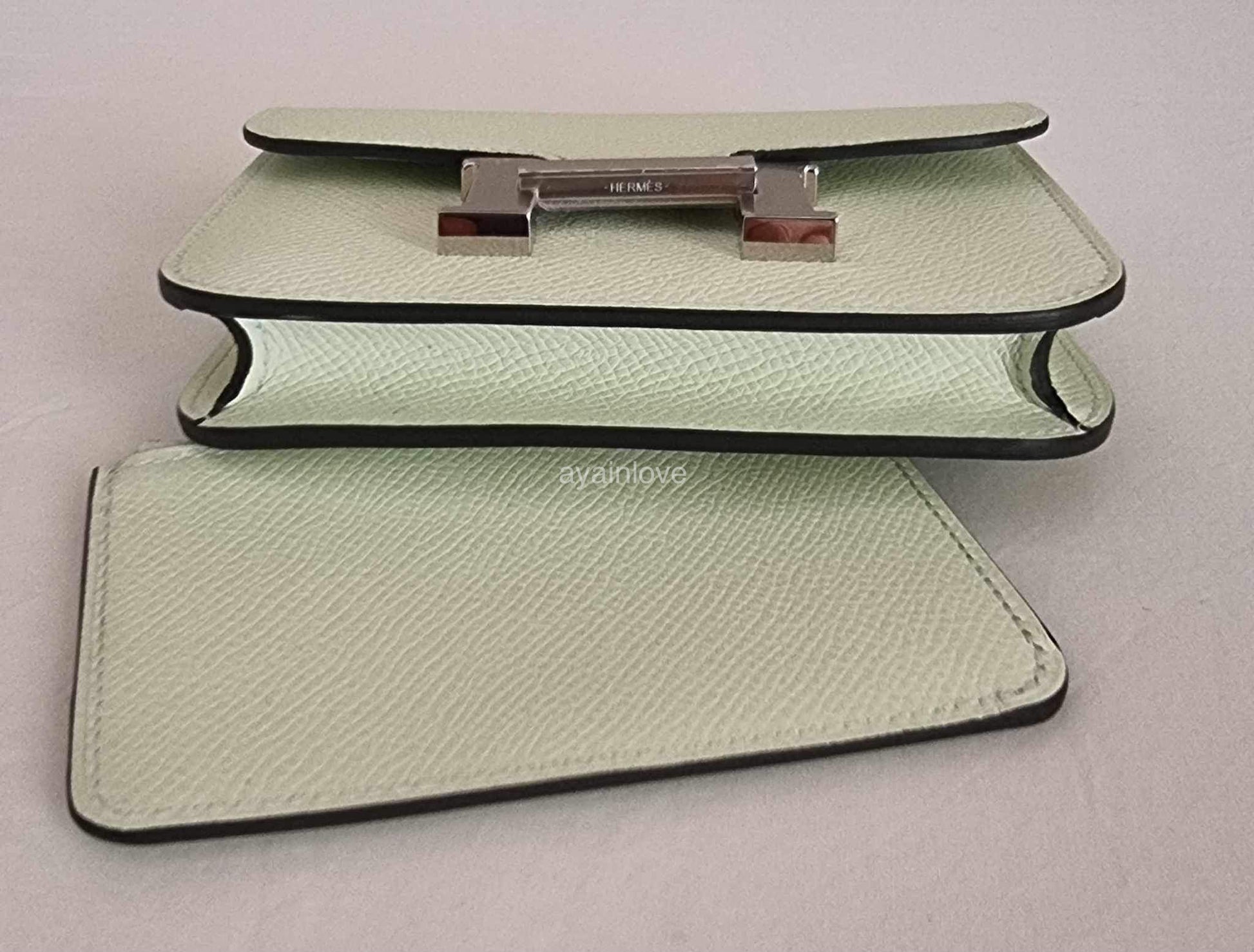 Hermes Birkin Handbag Green Epsom with Palladium Hardware Tiny Green 9599951