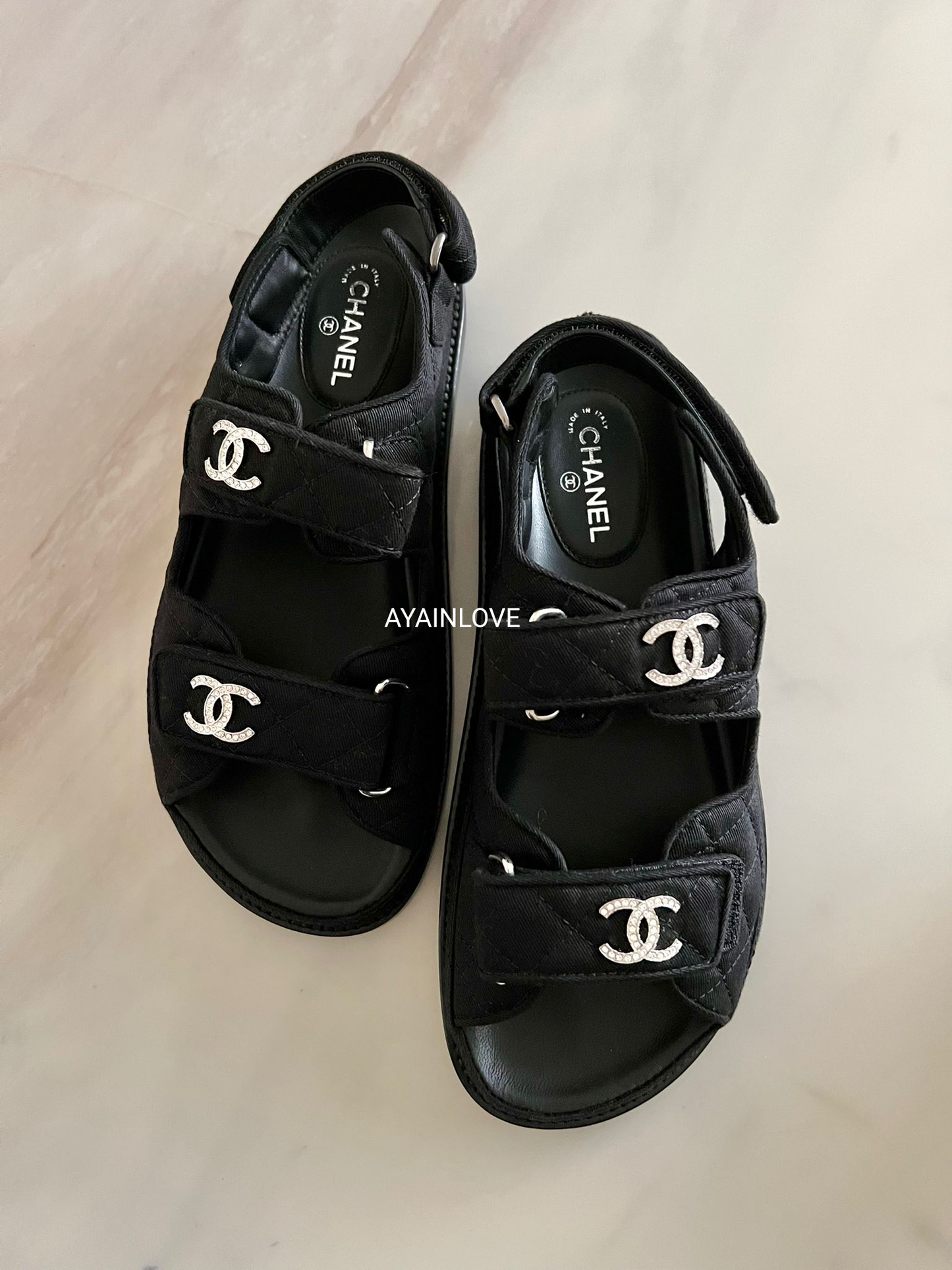Chanel Sandals in Black