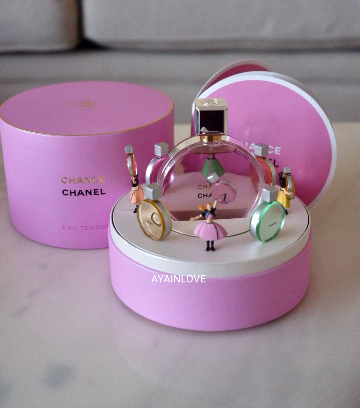 CHANEL Chance Purple Gift Box