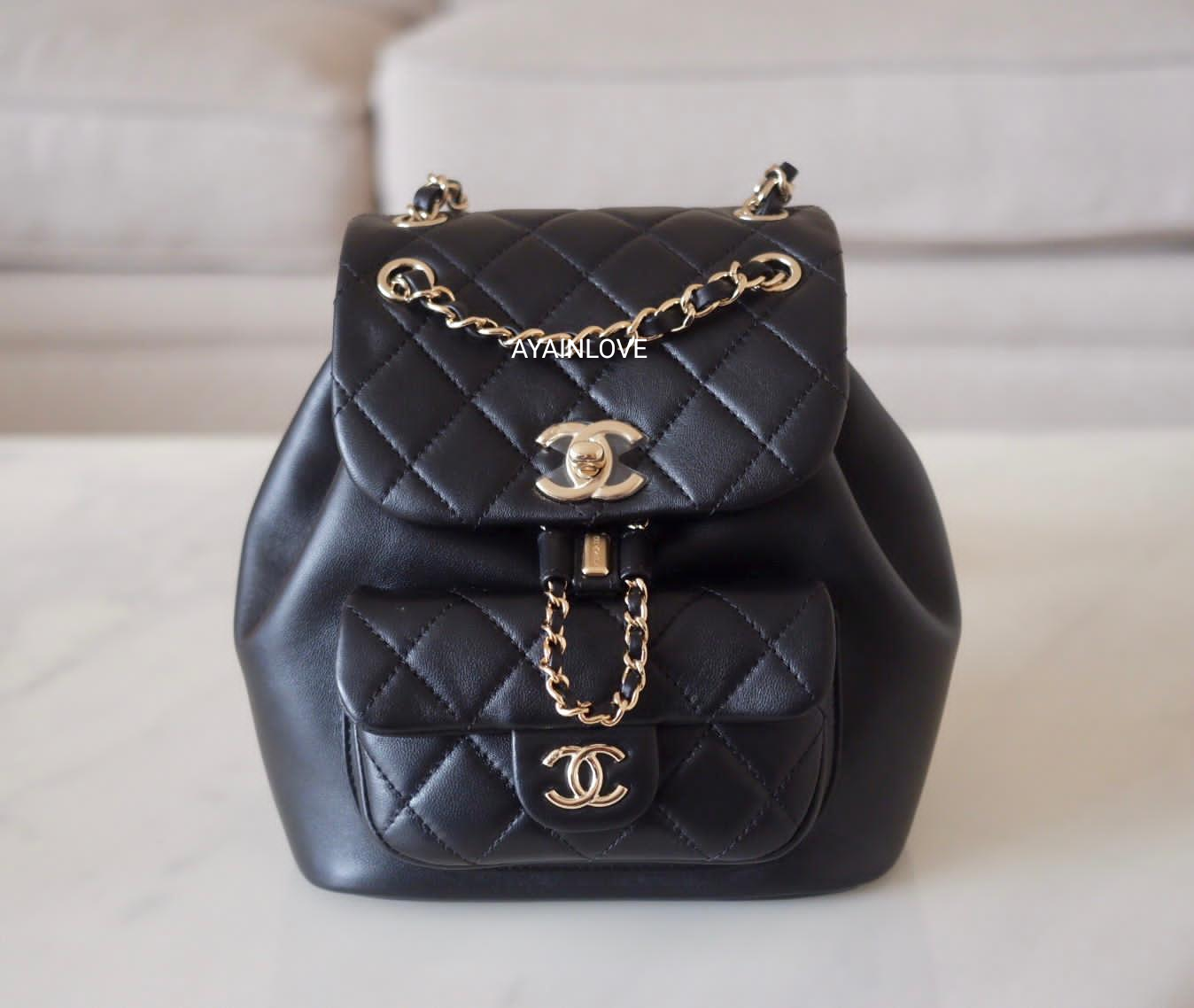 Chanel Black Quilted Caviar Urban Spirit Backpack Pale Gold Hardware, 2023  Available For Immediate Sale At Sotheby's