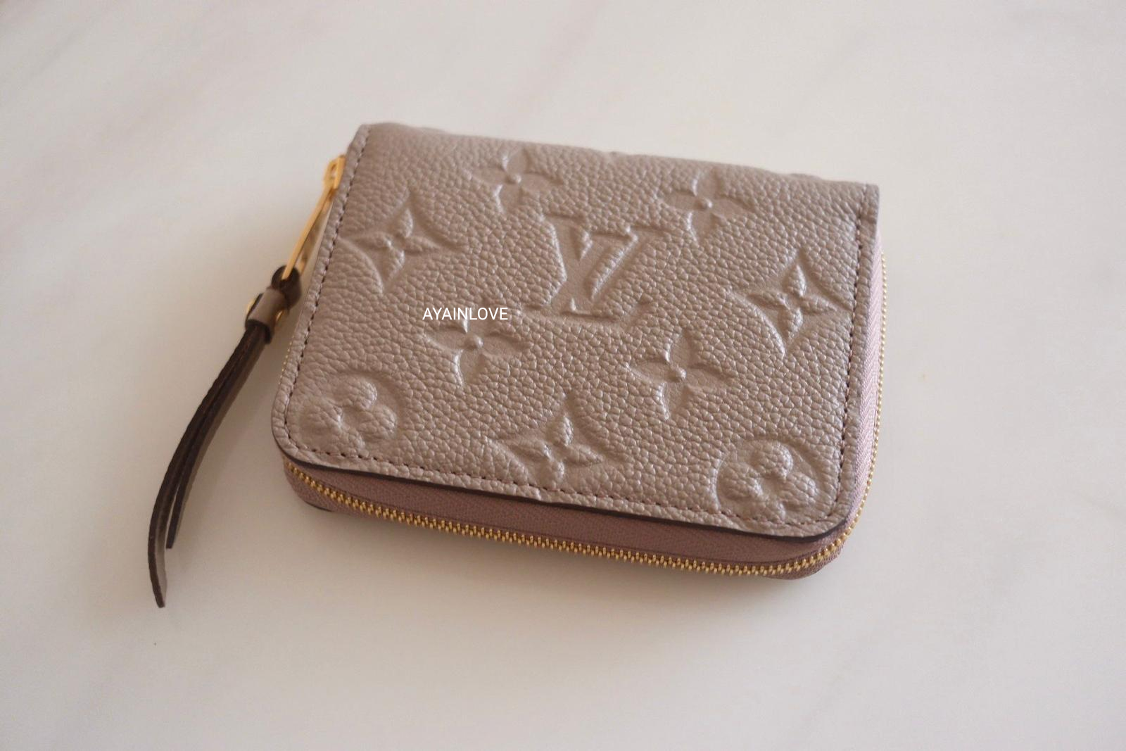 LOUIS VUITTON LV Zippy Coin Purse Monogram Tourterelle Emprinte