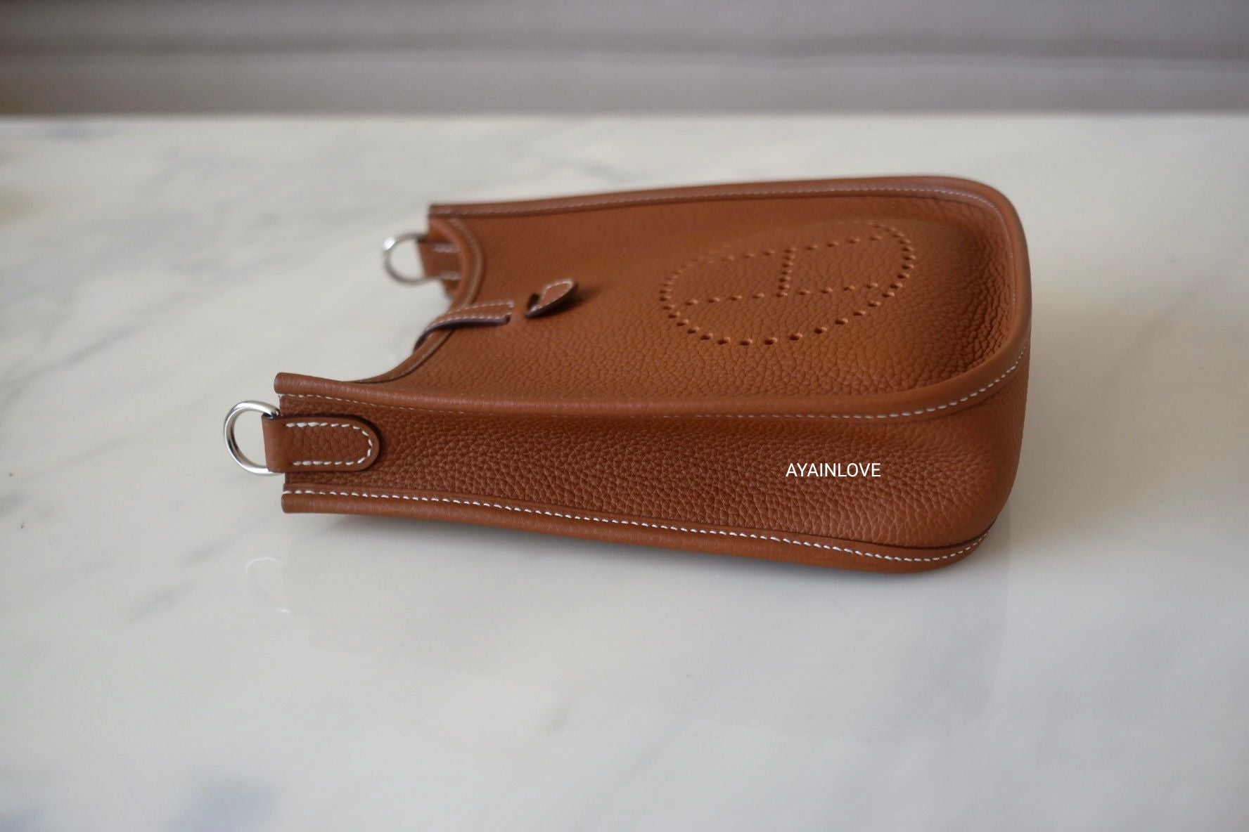 HERMES Mini Evelyne TPM 16 Amazone Gold Maurice Palladium
