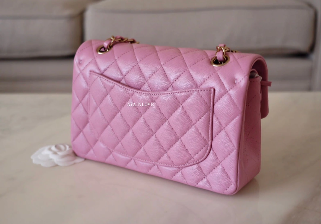 dusty pink chanel bag
