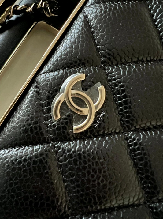 Vintage Chanel Wild Stitch Full Flap Burgundy Caviar Gold Hardware