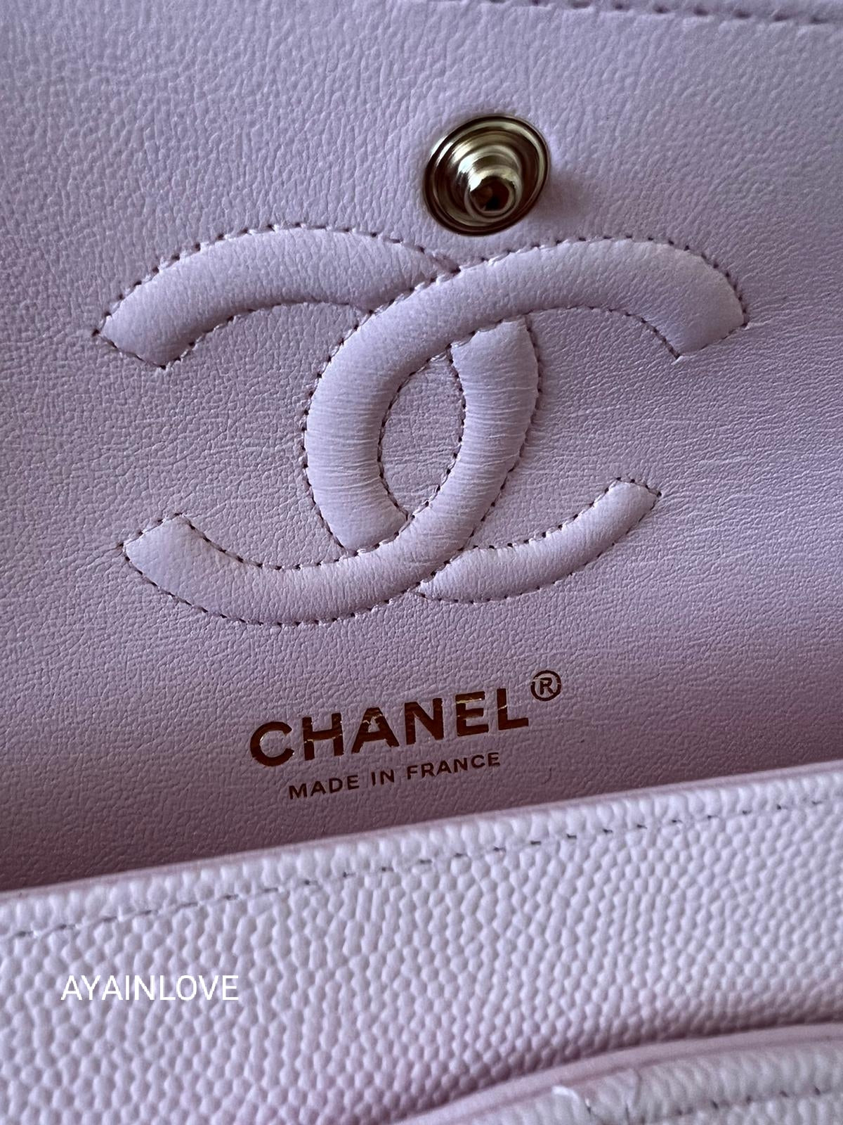 CHANEL 22S ROSE CLAIR LIGHT PINK CAVIAR SMALL CLASSIC FLAP LIGHT GOLD – AYAINLOVE  CURATED LUXURIES