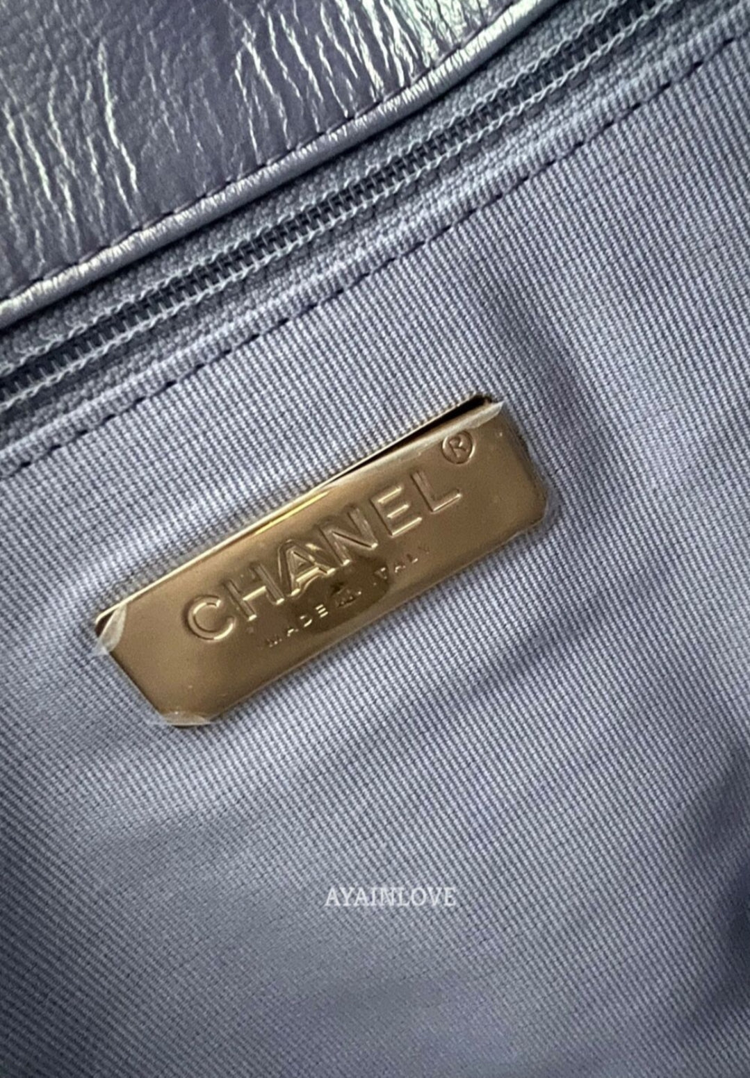 Chanel Timeless Flap Bag Small Lamb Iridescent
