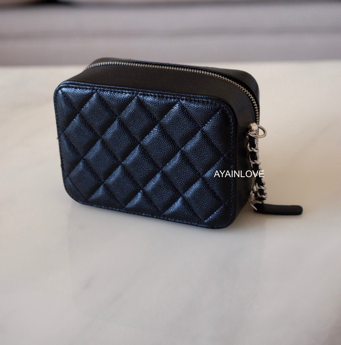 Chanel 19941996 Camera Bag Mini Caviar  AMORE Vintage Tokyo