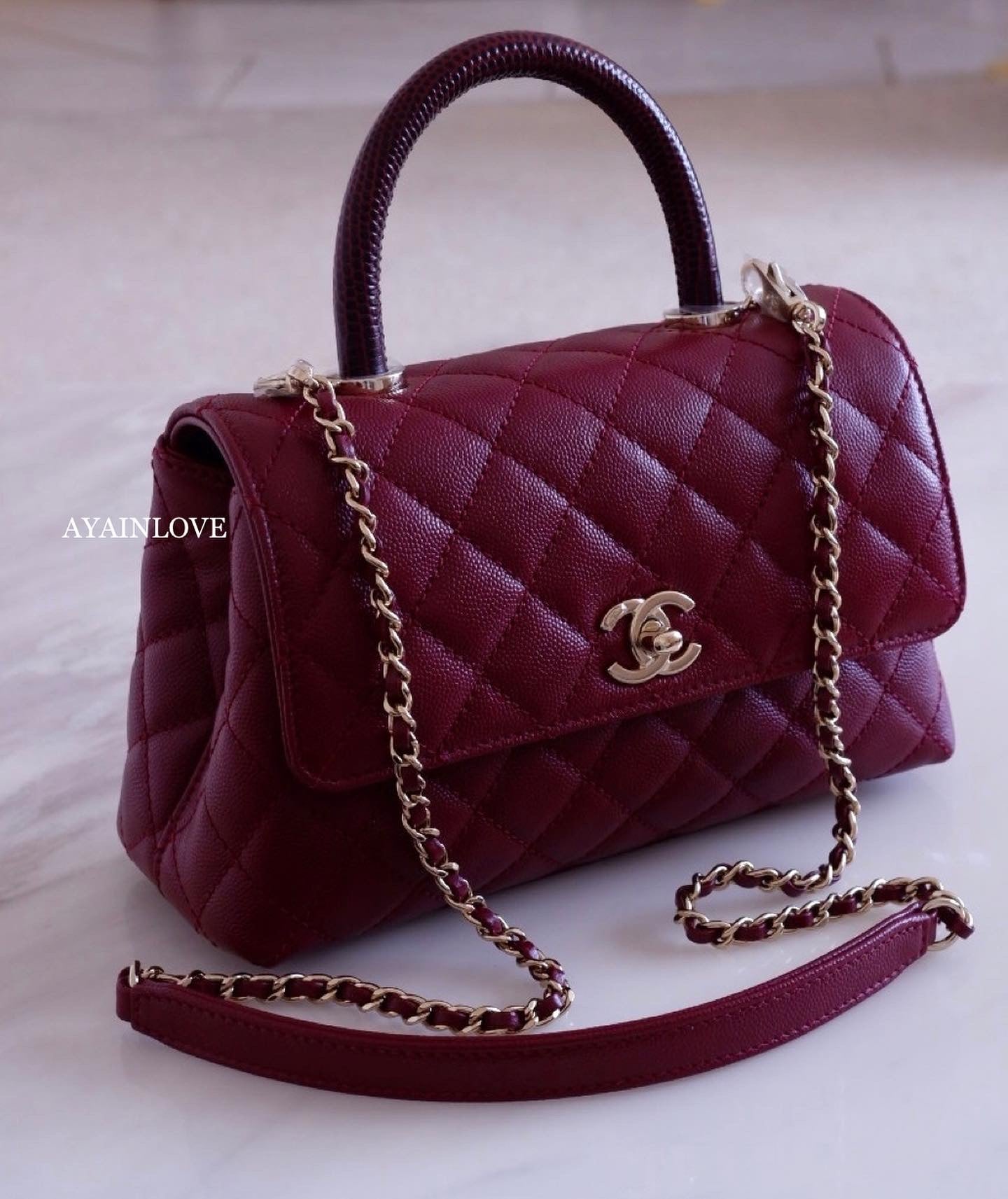 Chanel Medium Coco Top Handle Shoulder Bag