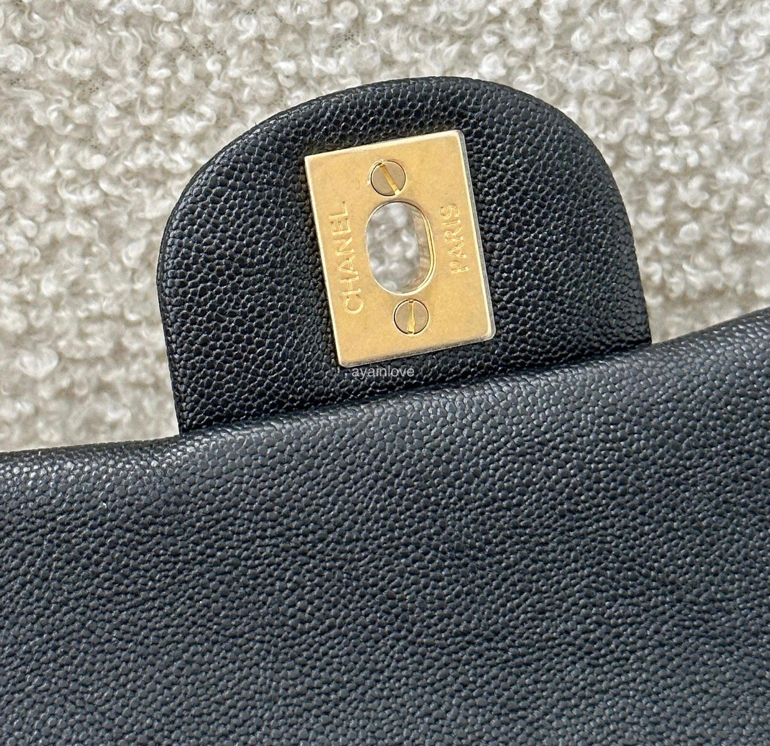 CHANEL 21S Black Caviar Top Handle Rectangular Mini Bag Brushed Gold H –  AYAINLOVE CURATED LUXURIES