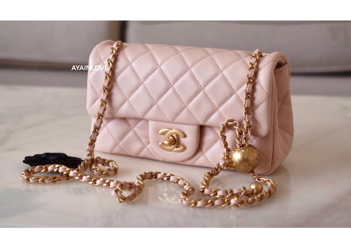 Chanel Classic Small Double Flap, 22C Pink Caviar Leather, Gold Hardware,  New in Box