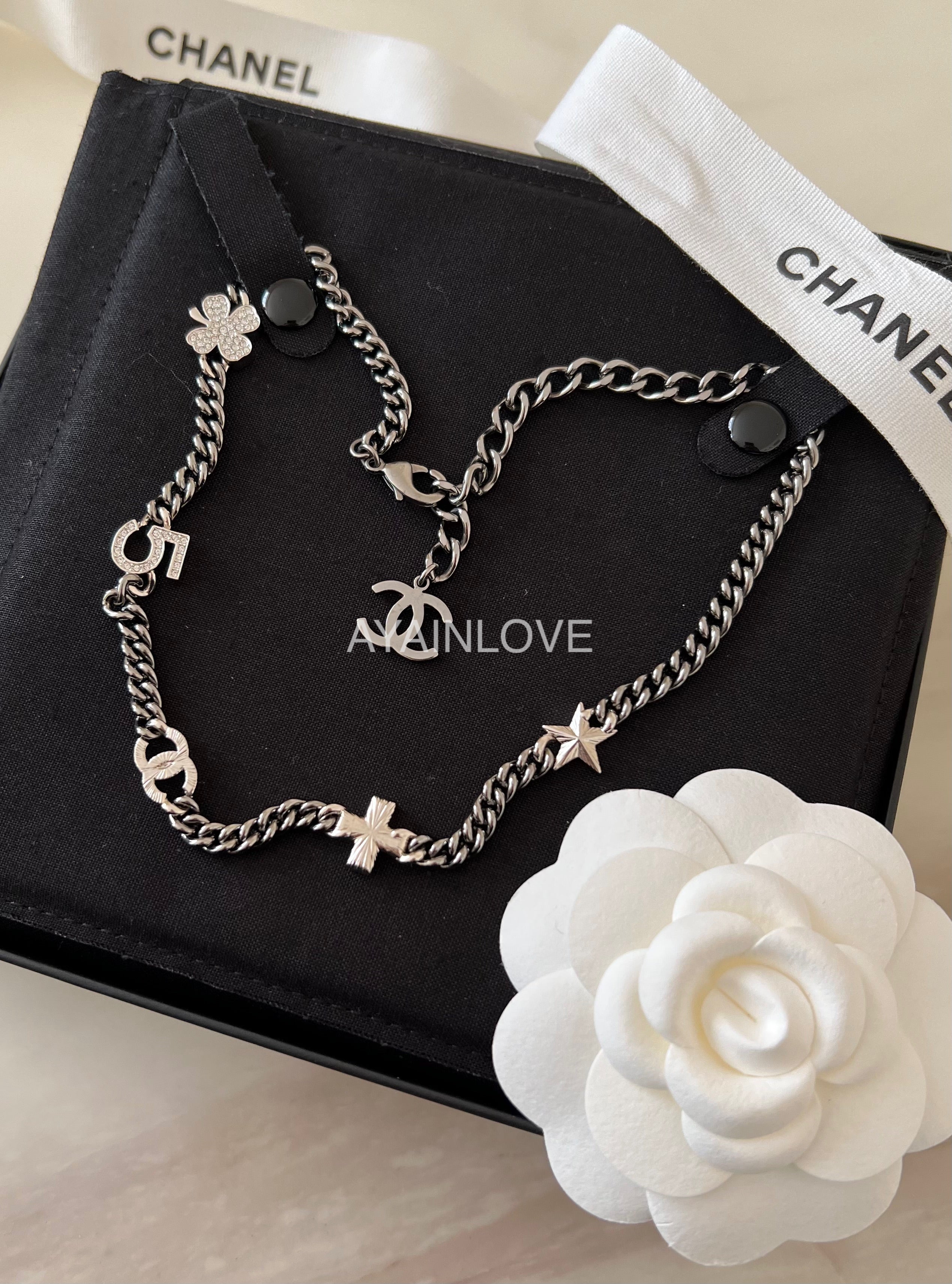 Chanel ruthenium necklace sale