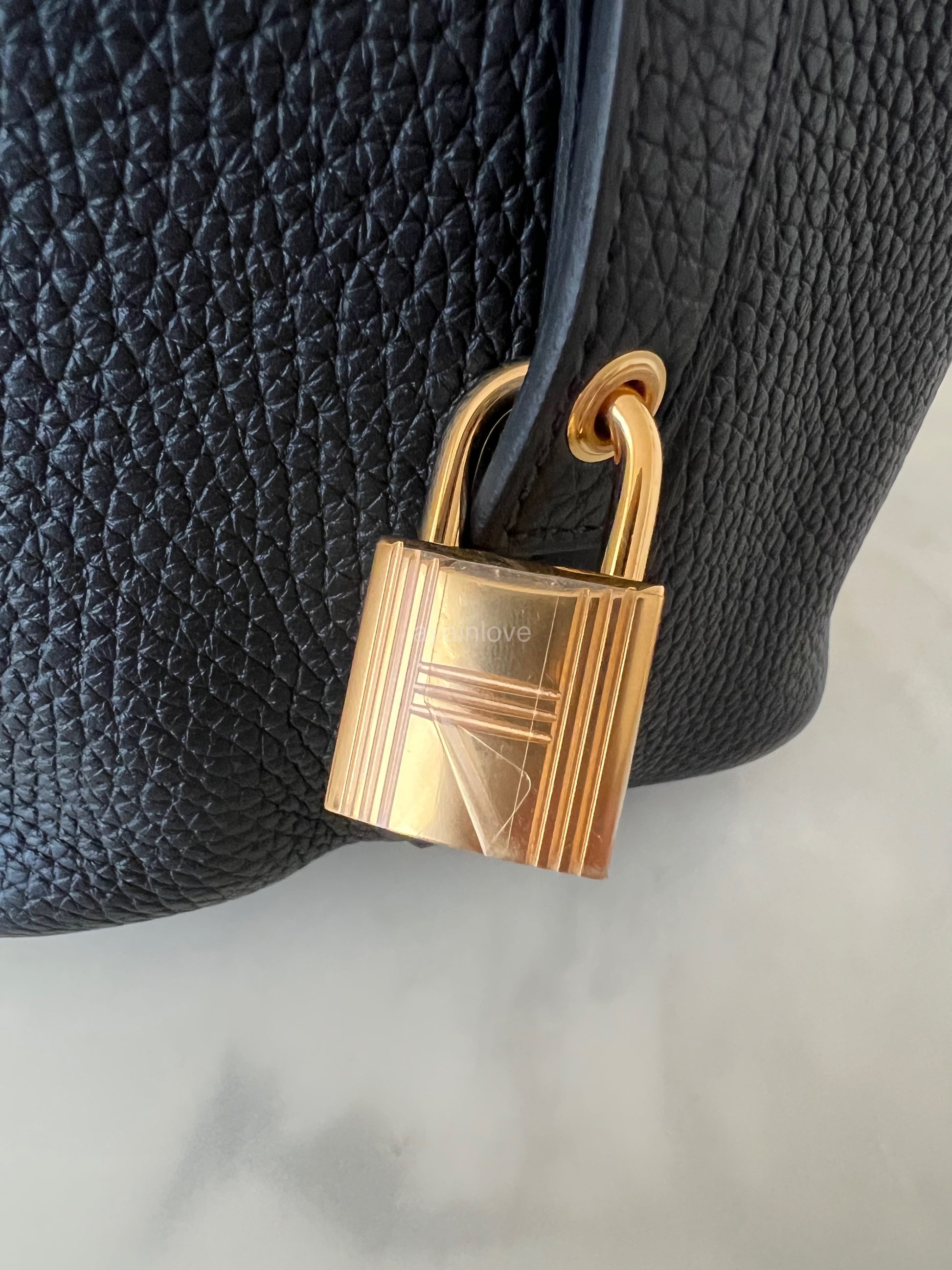 Hermès Black Clemence Picotin Lock 18 Gold Hardware, 2023