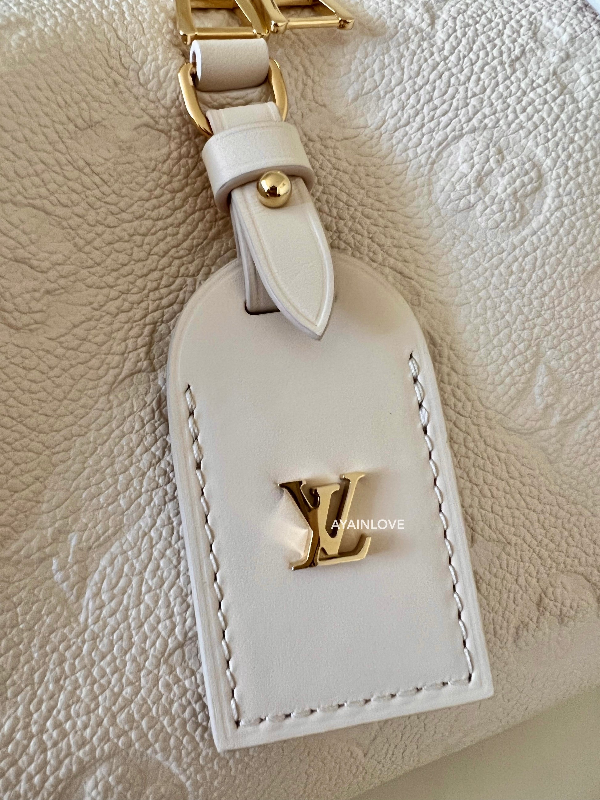 PETITE MALLE SOUPLE MONOGRAM EMPRINTE CRÈME GOLD HARDWARE *NEW* – AYAINLOVE  CURATED LUXURIES