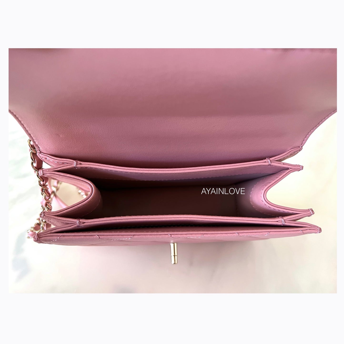 CHANEL 21B Dark Pink Calf Skin Coco Lady Small Top Handle Flap Bag Lig –  AYAINLOVE CURATED LUXURIES