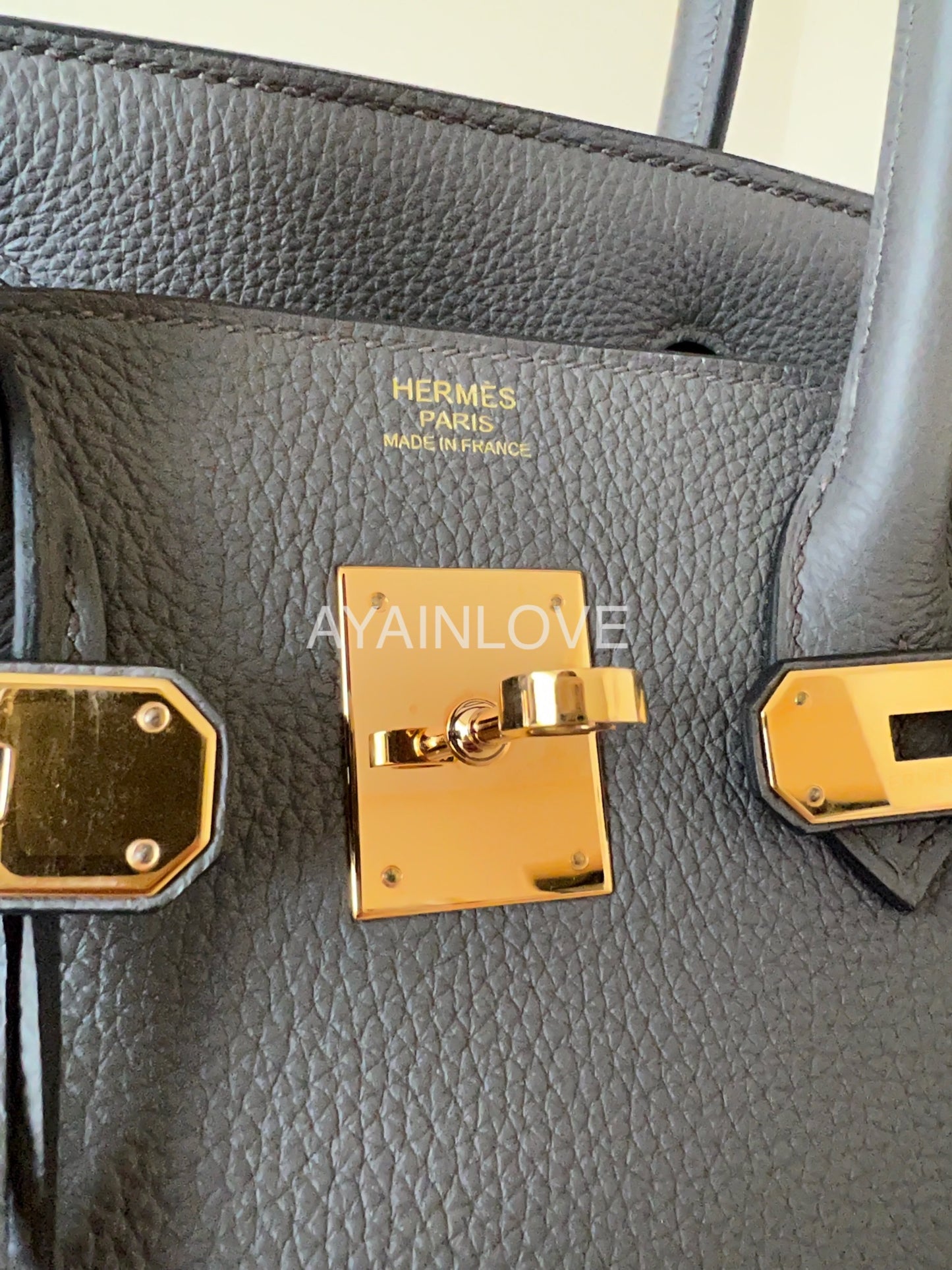 Hermès Birkin 30 Gris Etain Togo Rose Gold Hardware