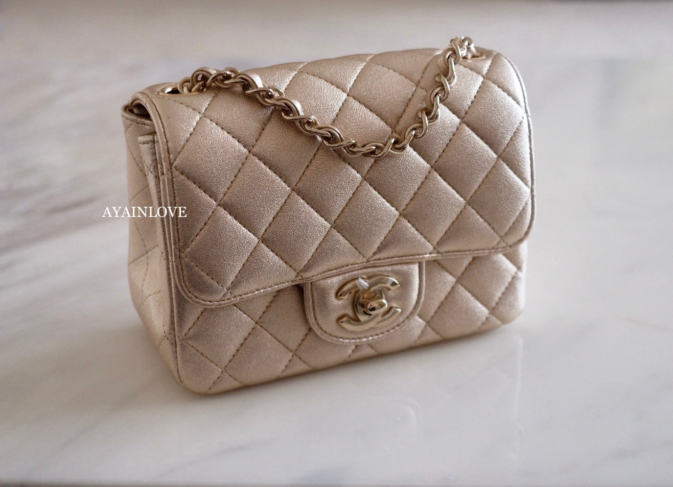 Chanel 21K Mini Black Caviar Flap Bag, Luxury, Bags & Wallets on